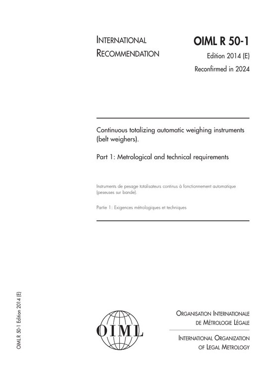 First page of R 50-1:2014