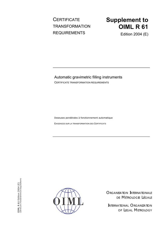 First page of R 61 supplement:2004