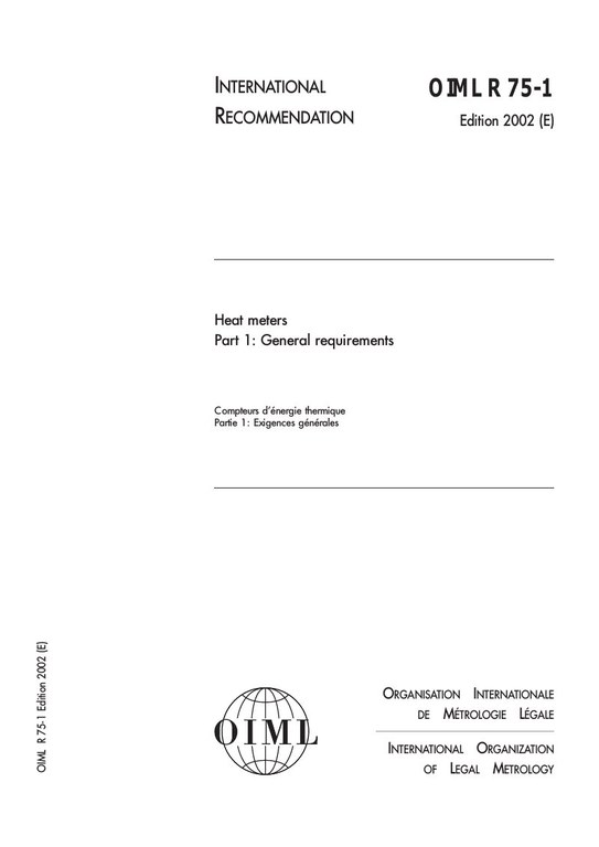 First page of R 75-1:2002
