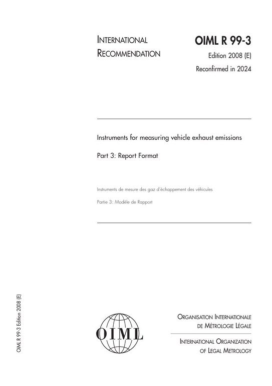 First page of R 99-3:2008