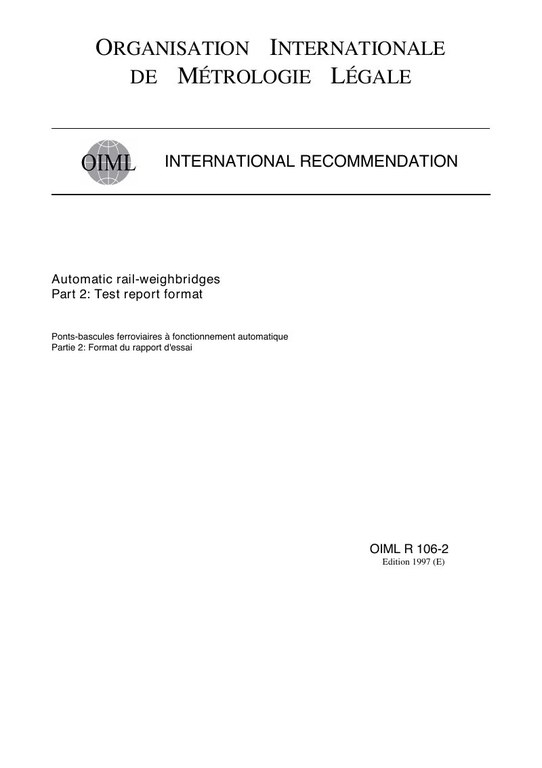 First page of R 106-2:1997