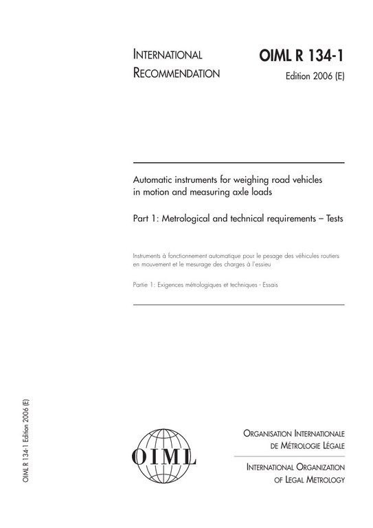 First page of R 134-1:2006