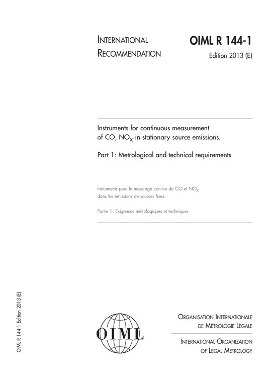 First page of R 144-1:2013