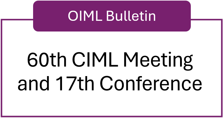 OIML Bulletin - 2026 No.&nbsp;1