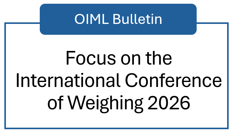 OIML Bulletin - 2026 No.&nbsp;3
