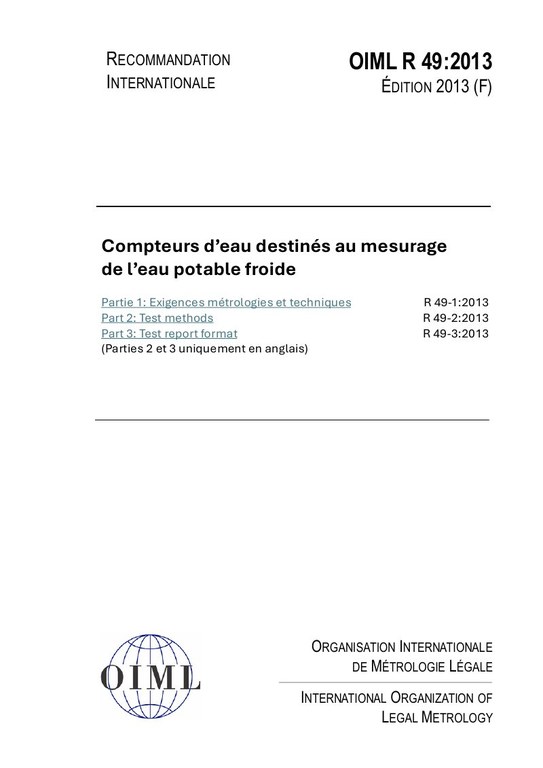 Première page de R 49:2013