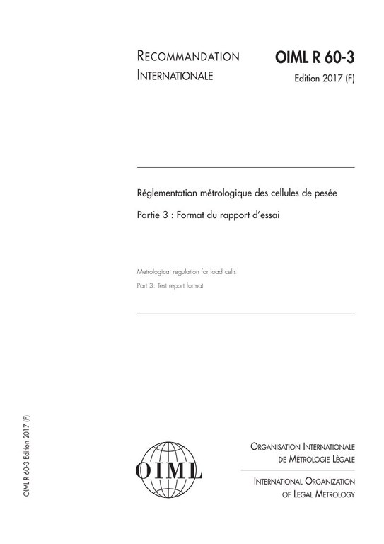 Première page de R 60-3:2017