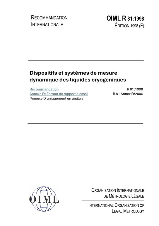 Première page de R 81:1998