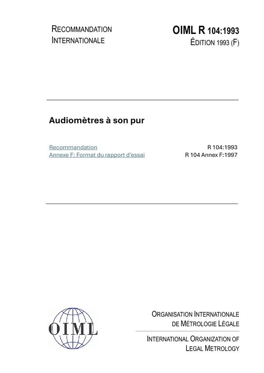 Première page de R 104:1993