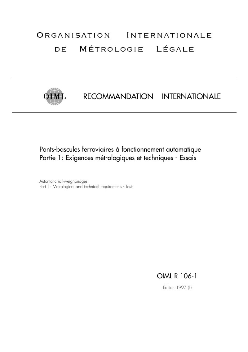 R 106-1:1997 (fr)