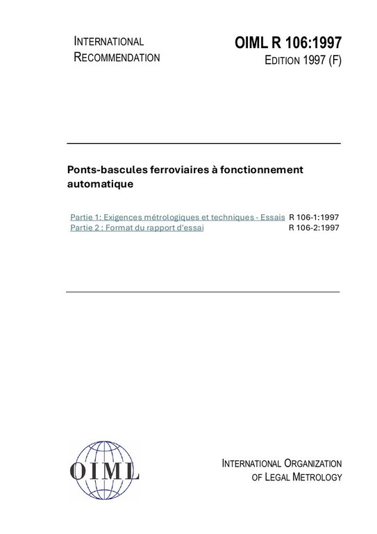 Première page de R 106:1997