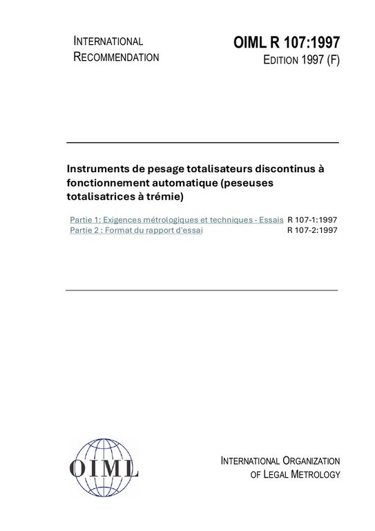 Première page de R 107:1997