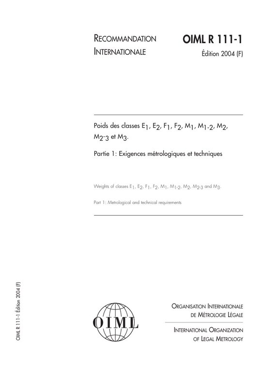 Première page de R 111-1:2004