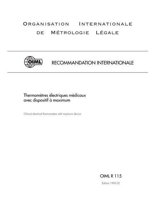 Première page de R 115:1995