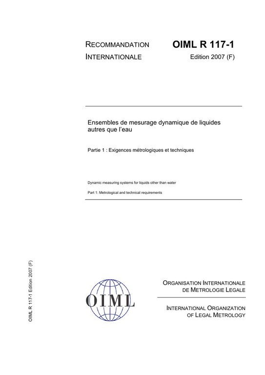Première page de R 117-1:2007