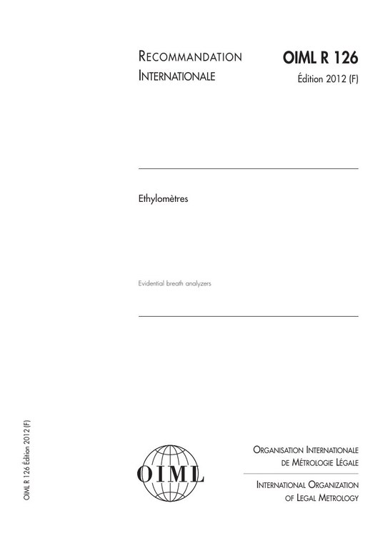 Première page de R 126:2012