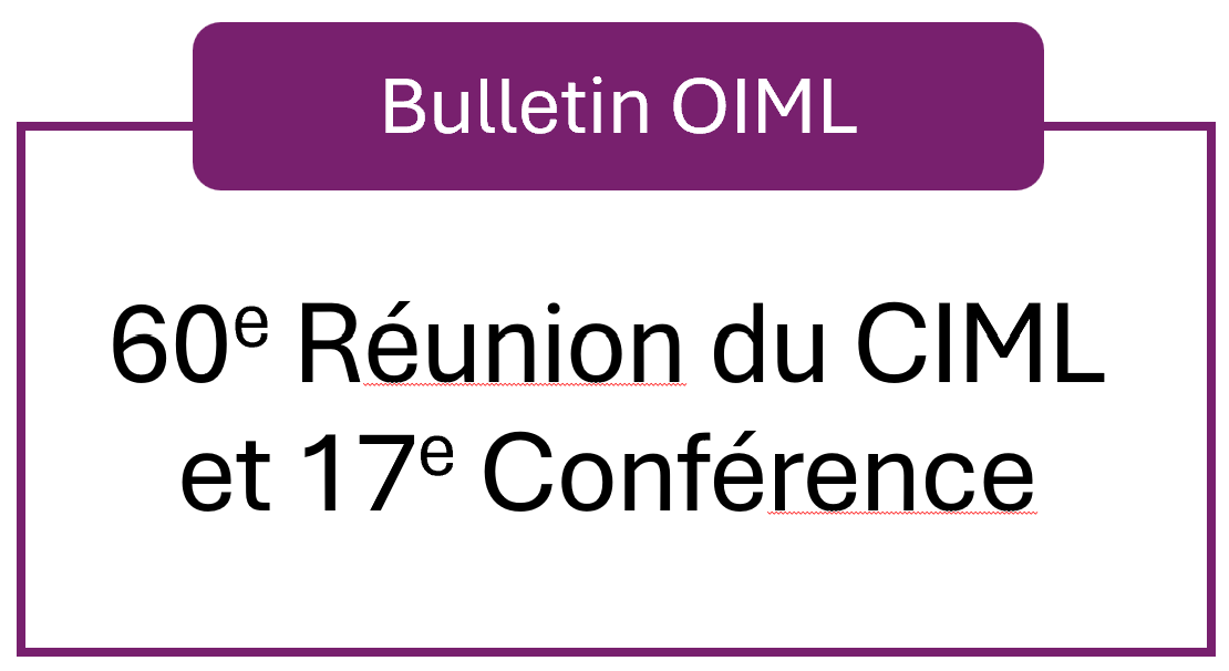 Bulletin OIML<br>2026 n<sup>o</sup> 1